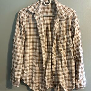 Women’s size XS light weight button up flannel from Hollister